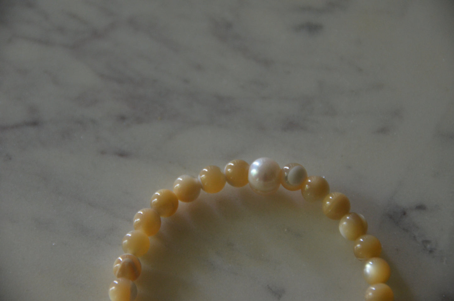 Sand & Pearl Bracelet