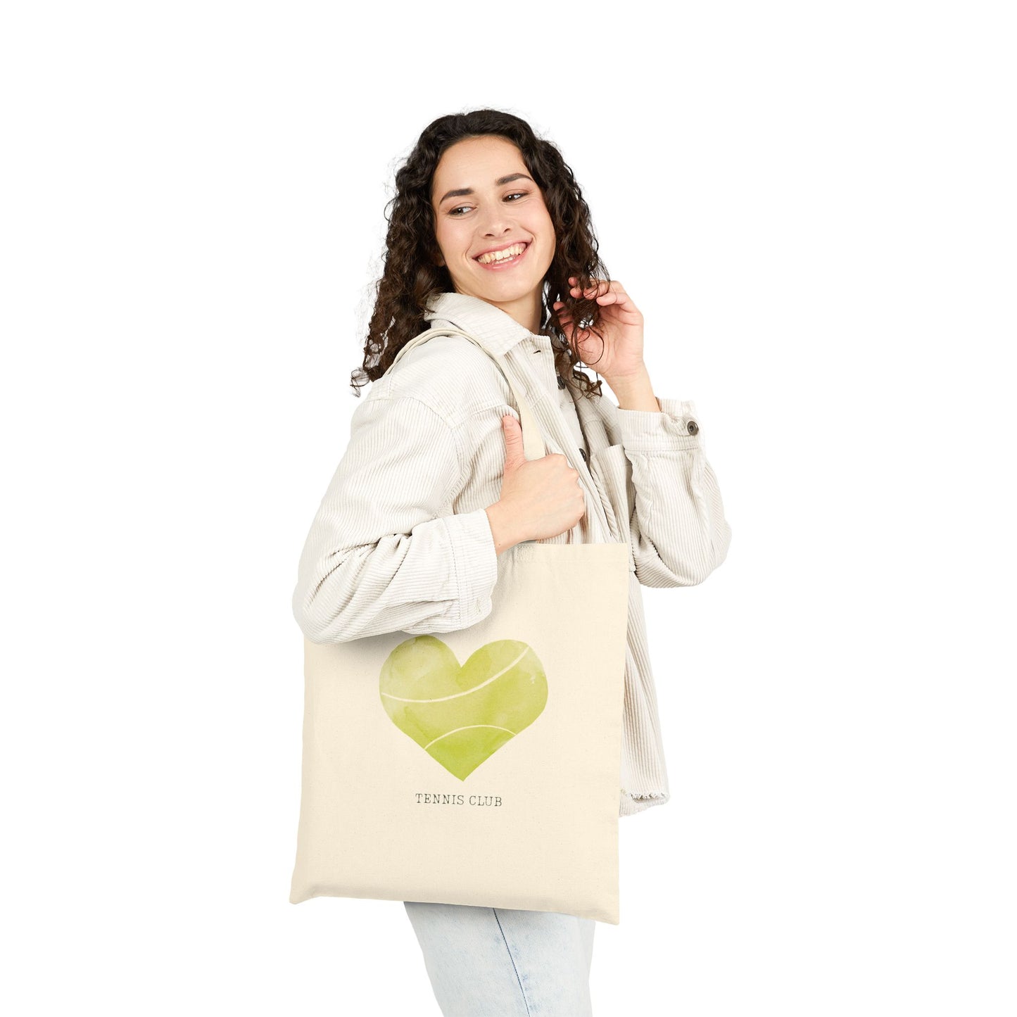 Tennis Club Canvas Tote
