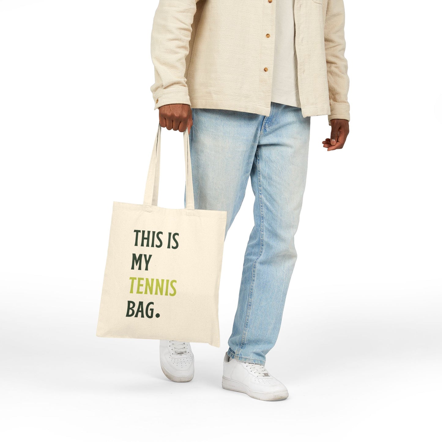 This is My Tennis Bag Canvas Tote