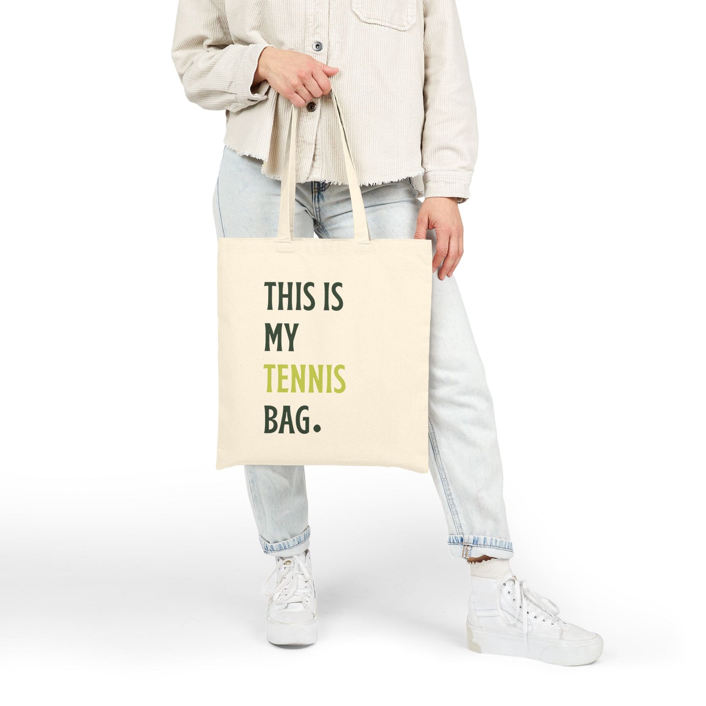 This is My Tennis Bag Canvas Tote