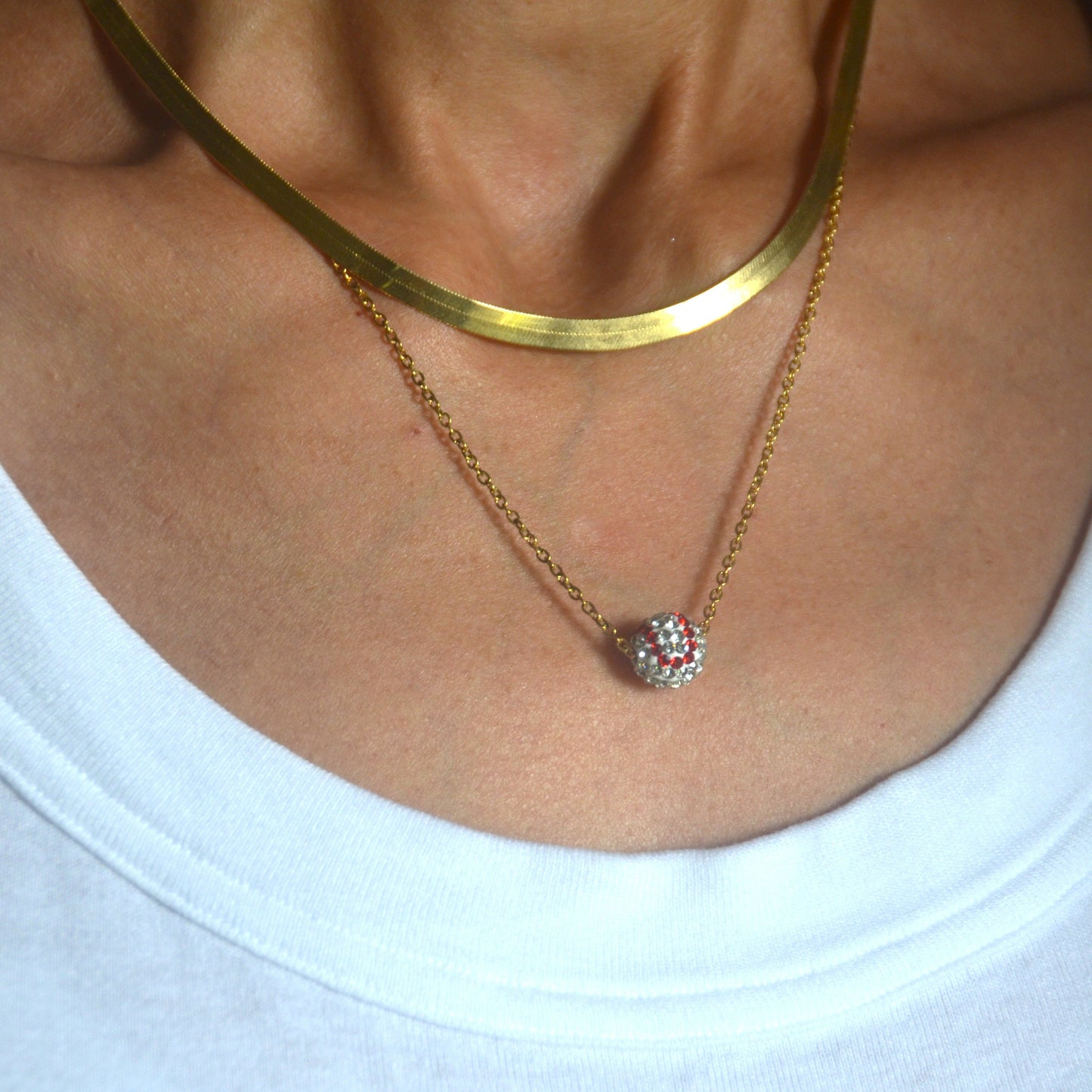 Sparkly Sports Ball Necklace