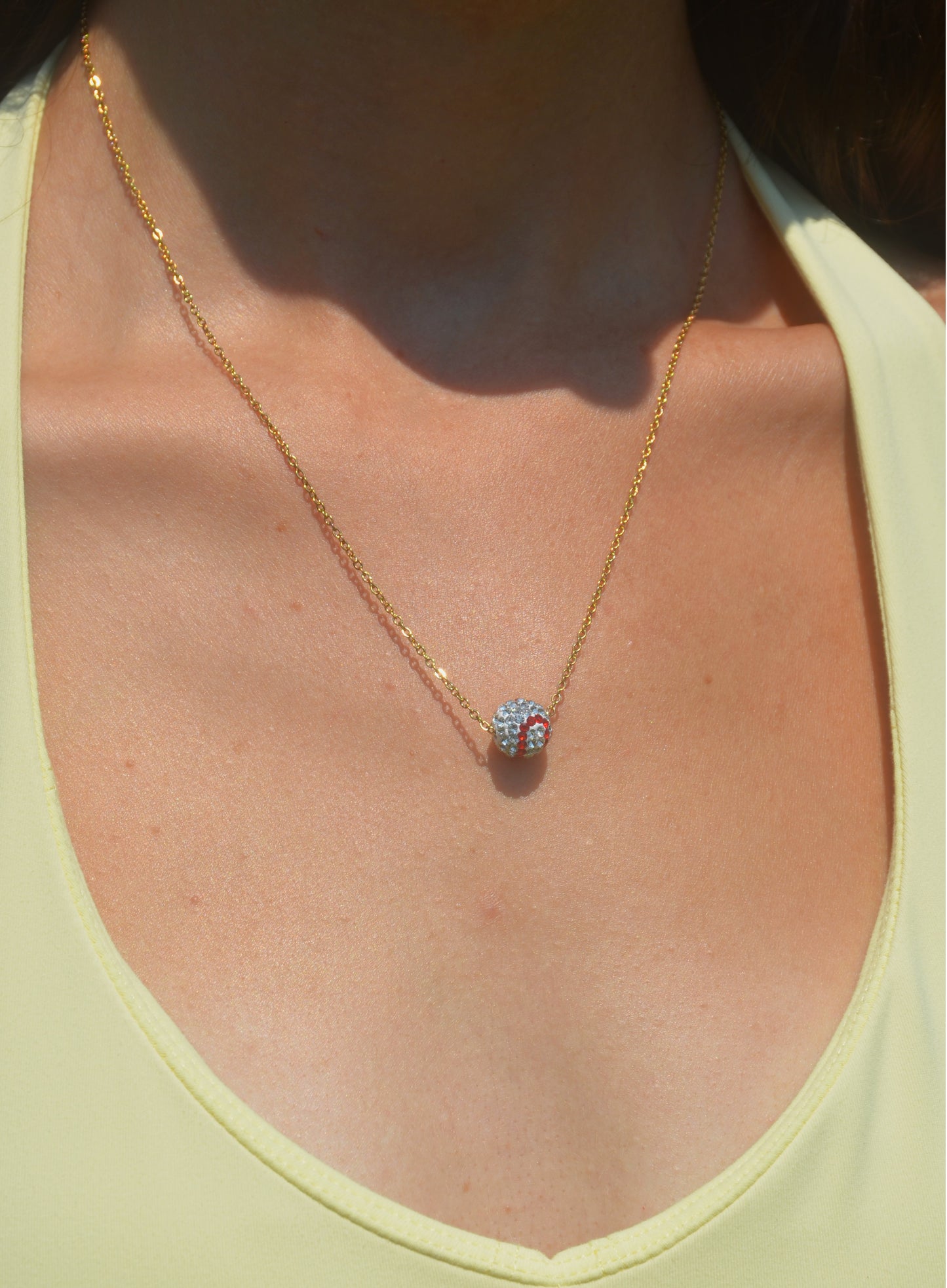 Sparkly Sports Ball Necklace