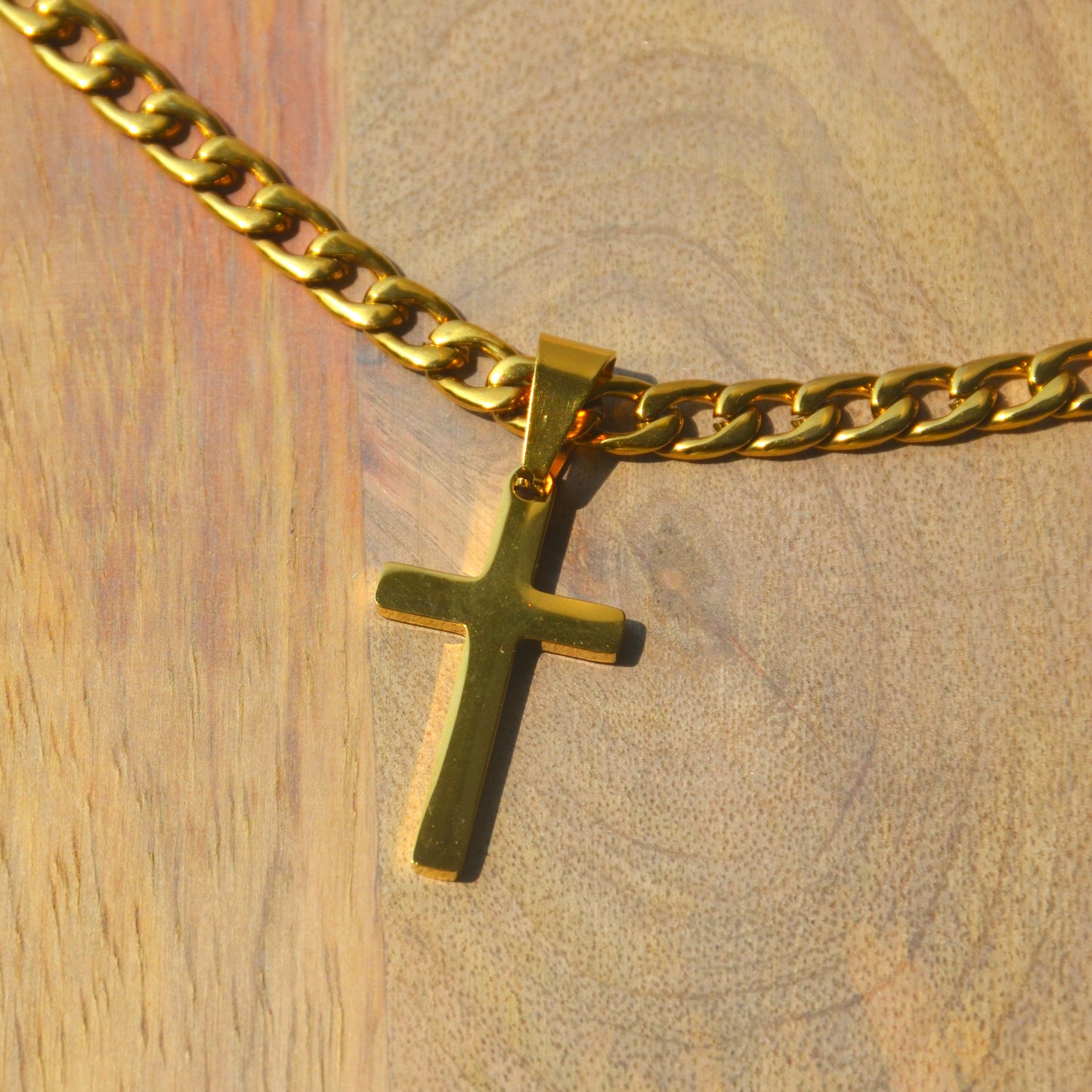 Gold Cross Chain