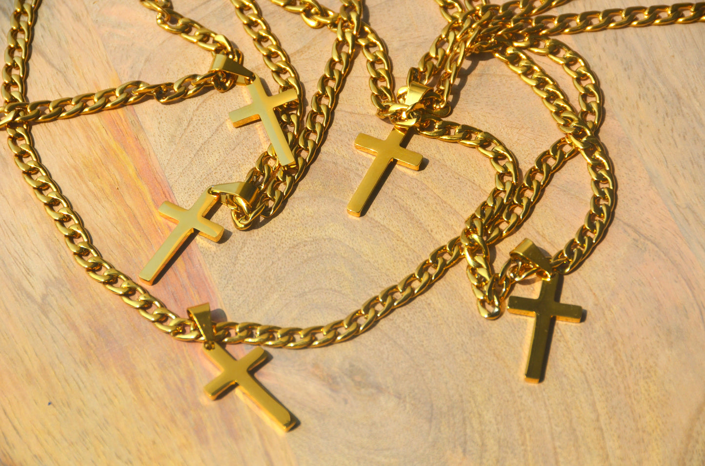 Gold Cross Chain