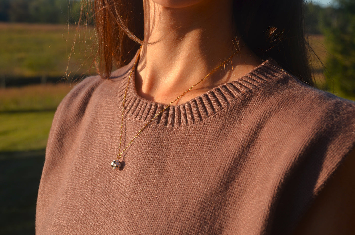 Soccer Charm Necklace