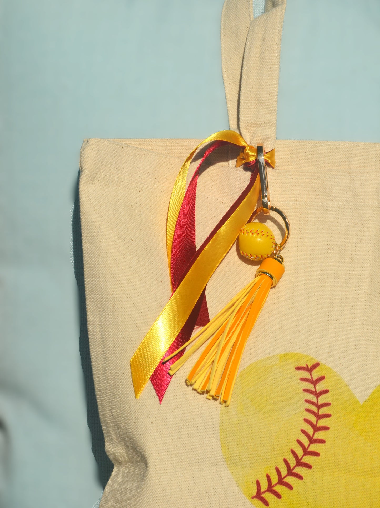 Softball Mom Canvas Tote