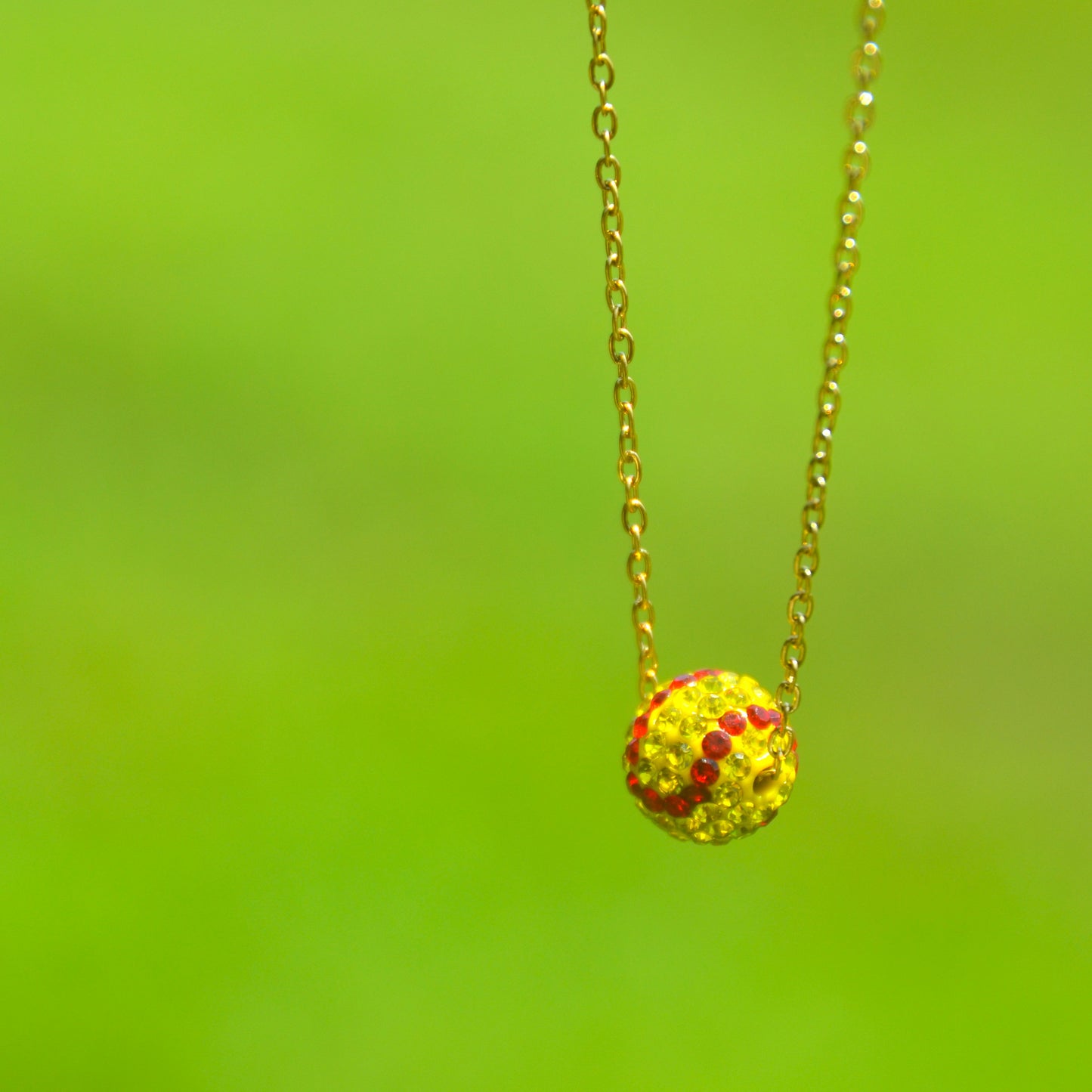 Sparkly Sports Ball Necklace