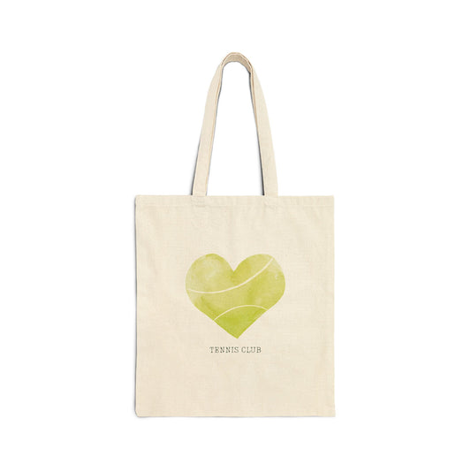 Tennis Club Canvas Tote