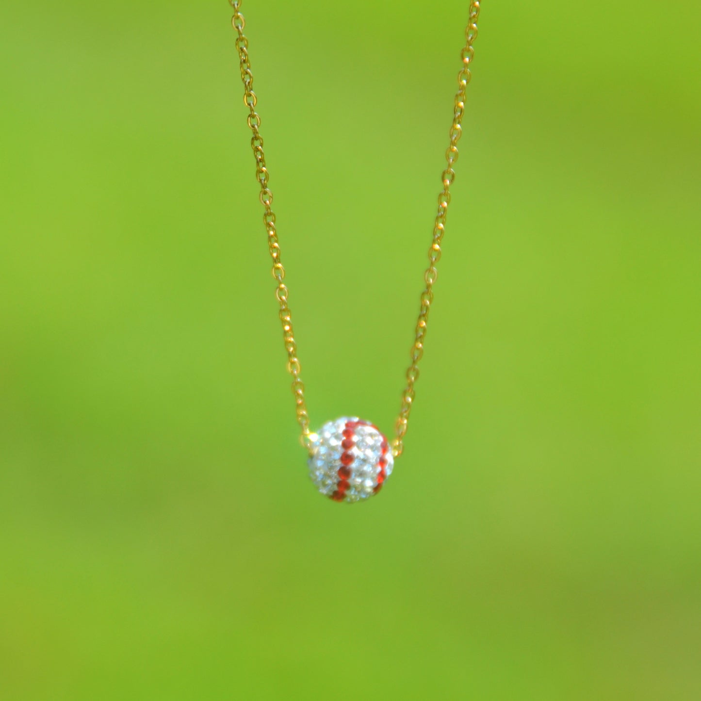 Sparkly Sports Ball Necklace