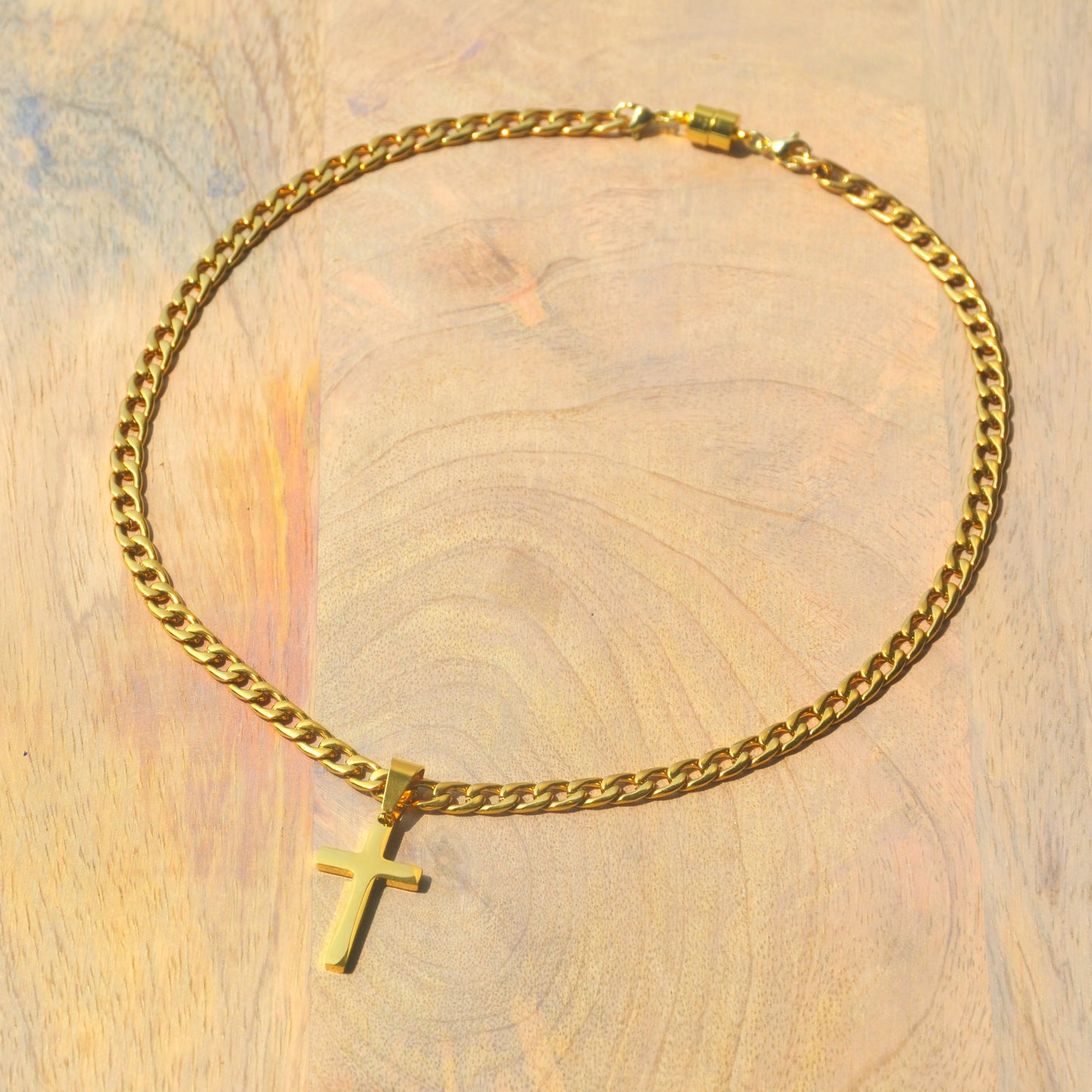 Gold Cross Chain