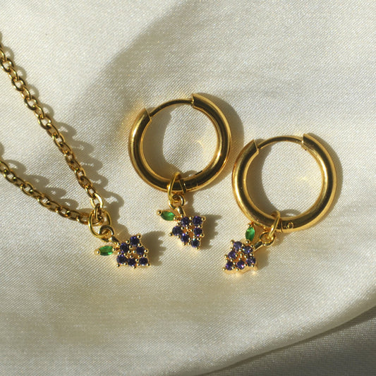 Fruity Necklace & Earrings Set