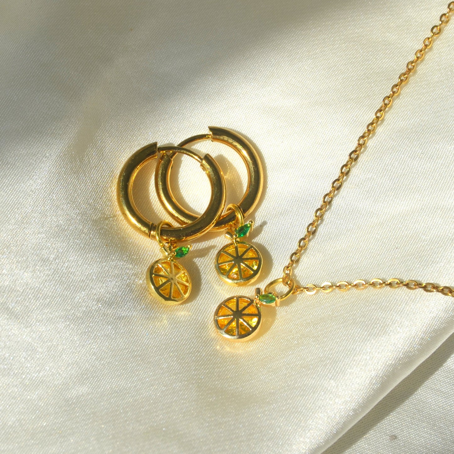 Fruity Necklace & Earrings Set