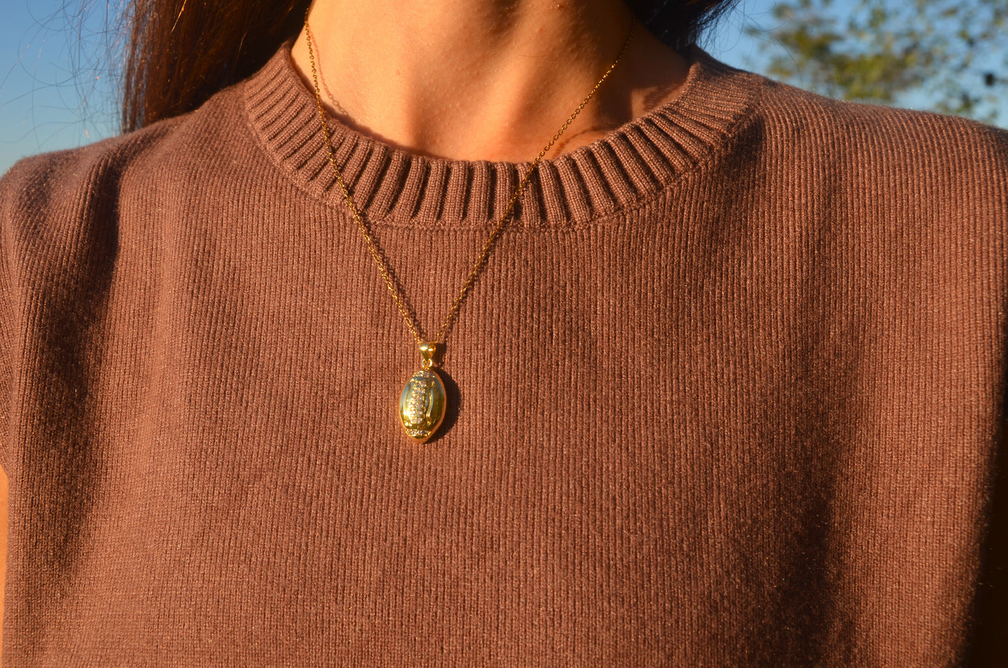Football Necklace
