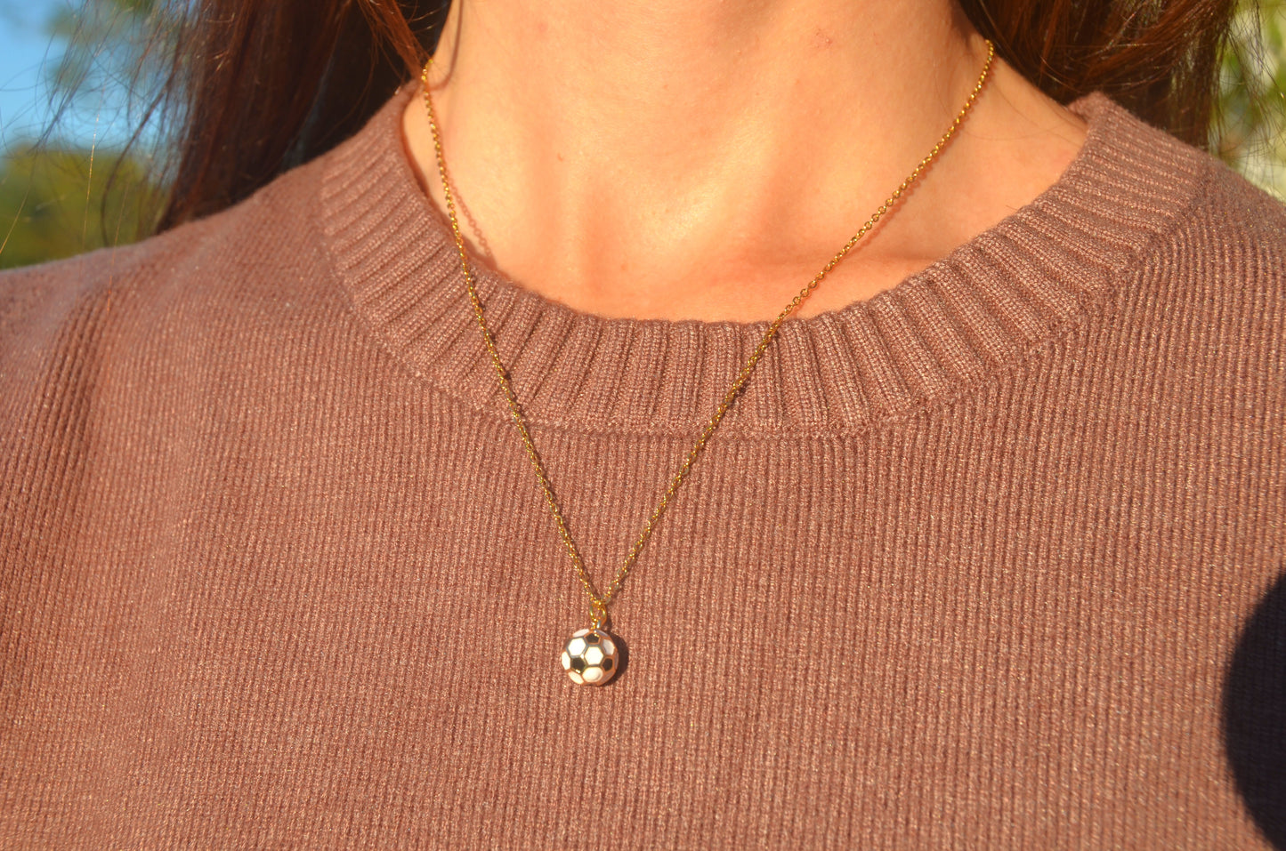 Soccer Charm Necklace