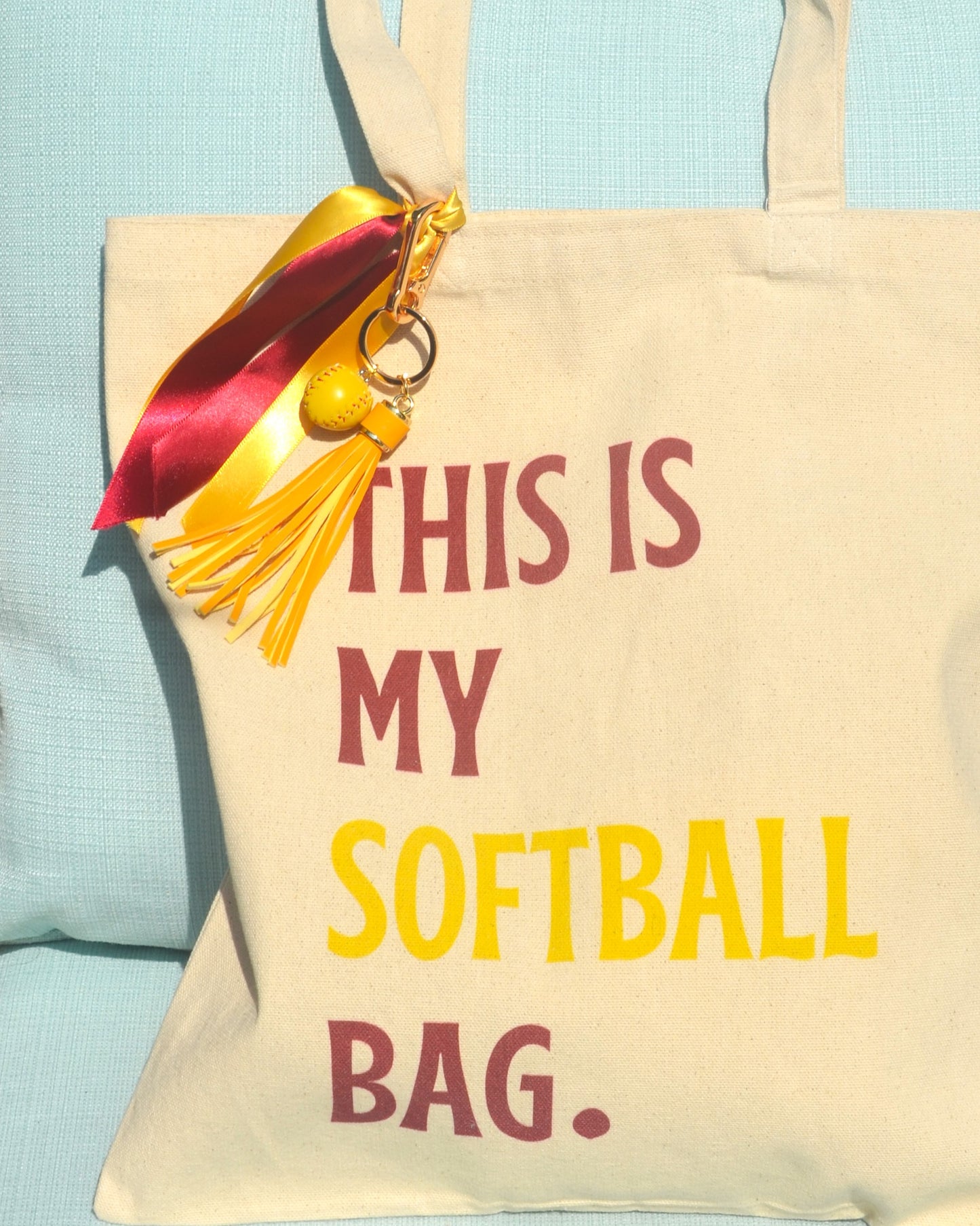 This is My Softball Bag Canvas Tote
